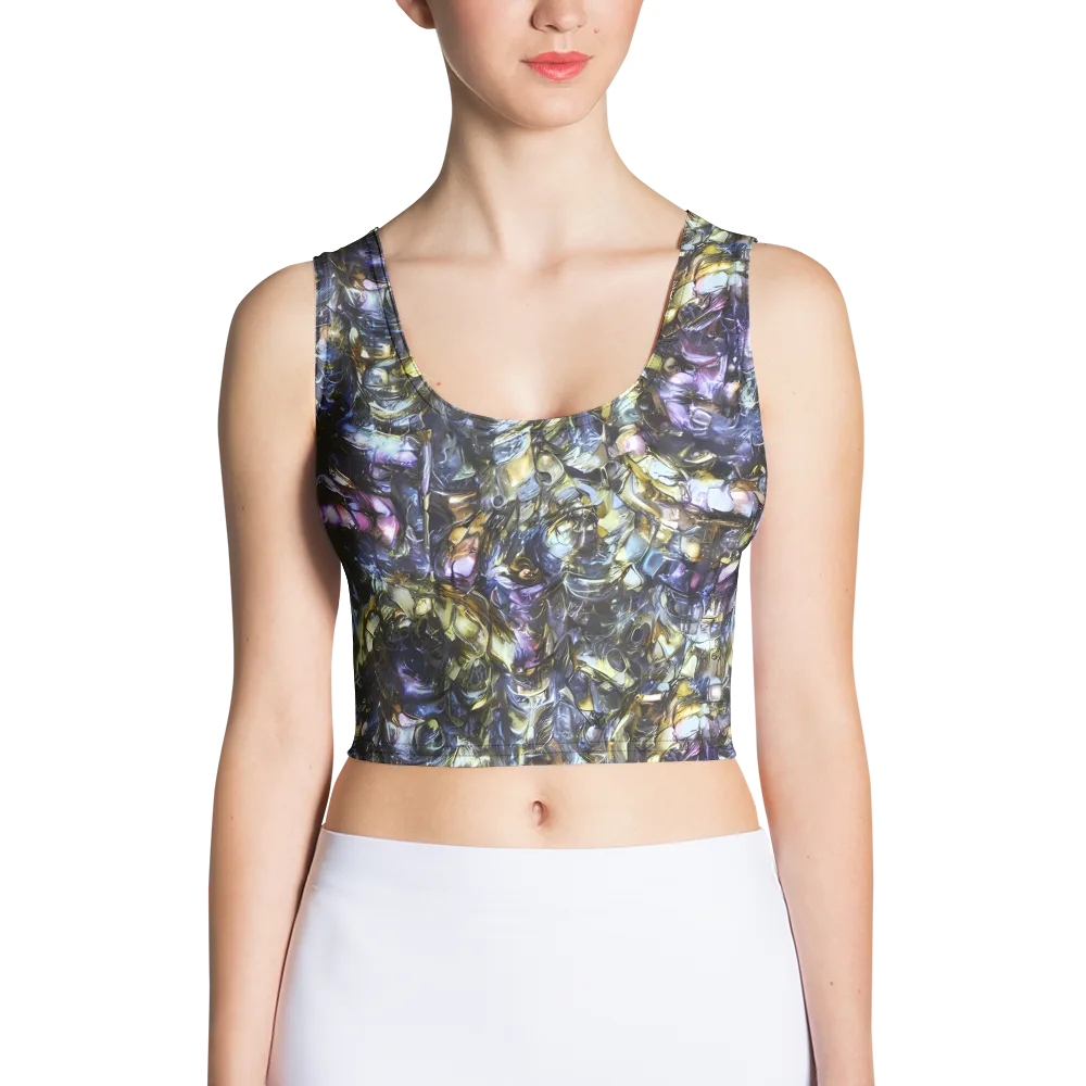 Indigo Alchemy on Crop Top — Front