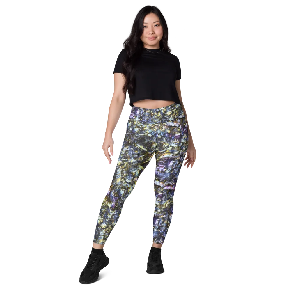 Indigo Alchemy on Leggings with Pockets — Front