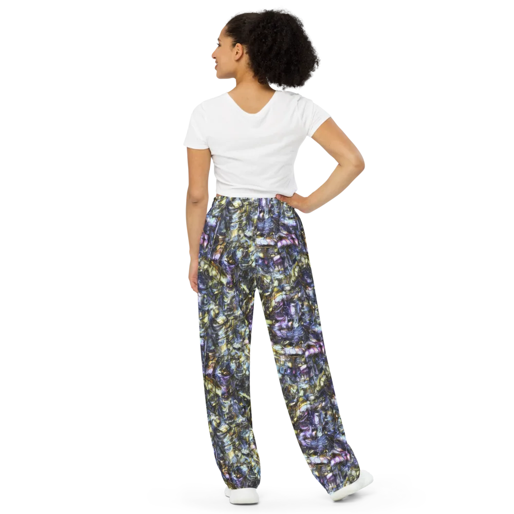 Indigo Alchemy on Wide-Leg Pants — Back
