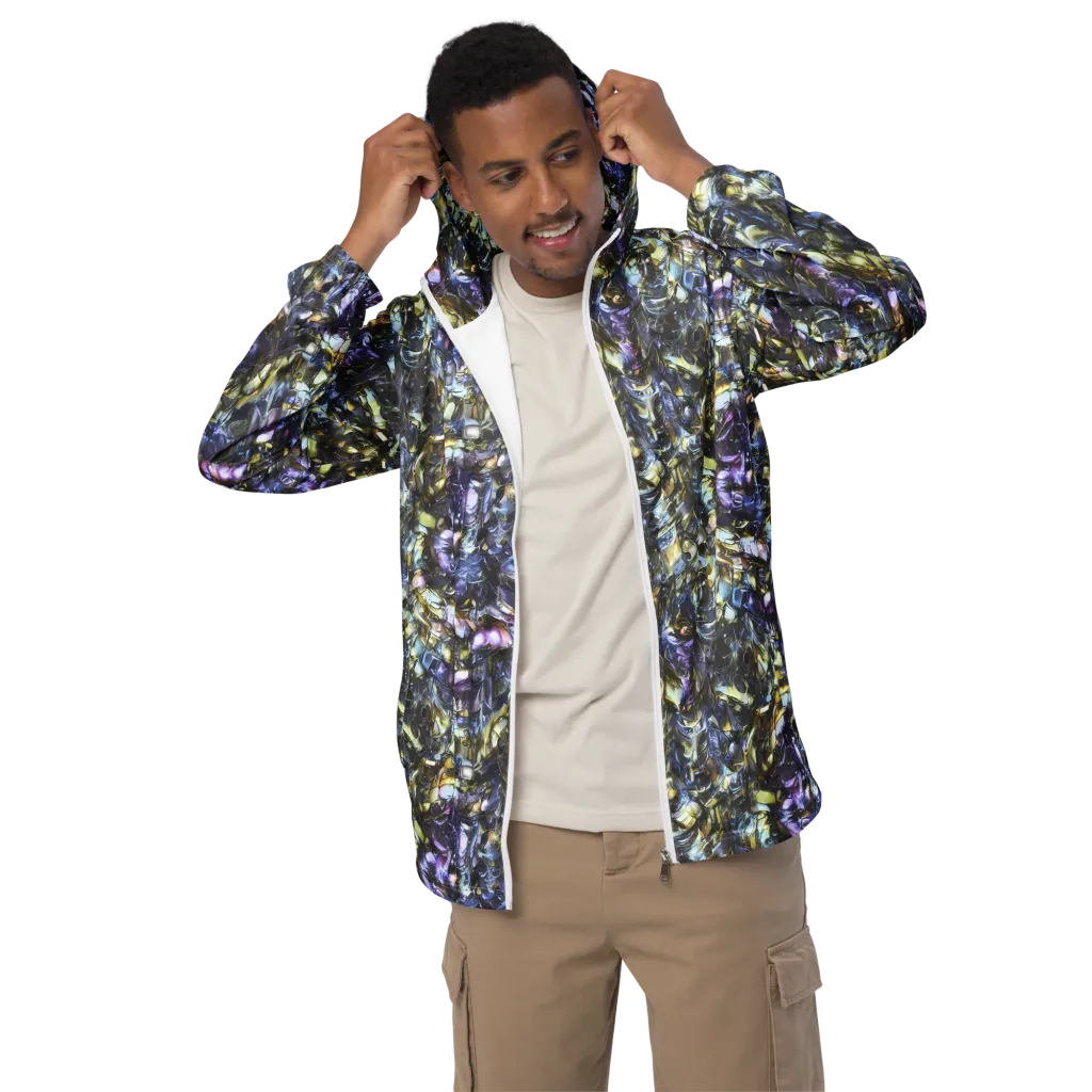 Indigo Alchemy on Men's Windbreaker — Front