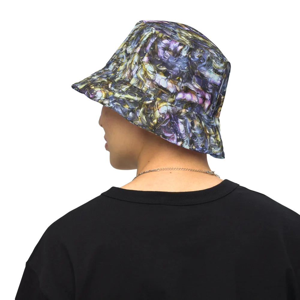 Indigo Alchemy on Reversible Bucket Hat — Back Inside