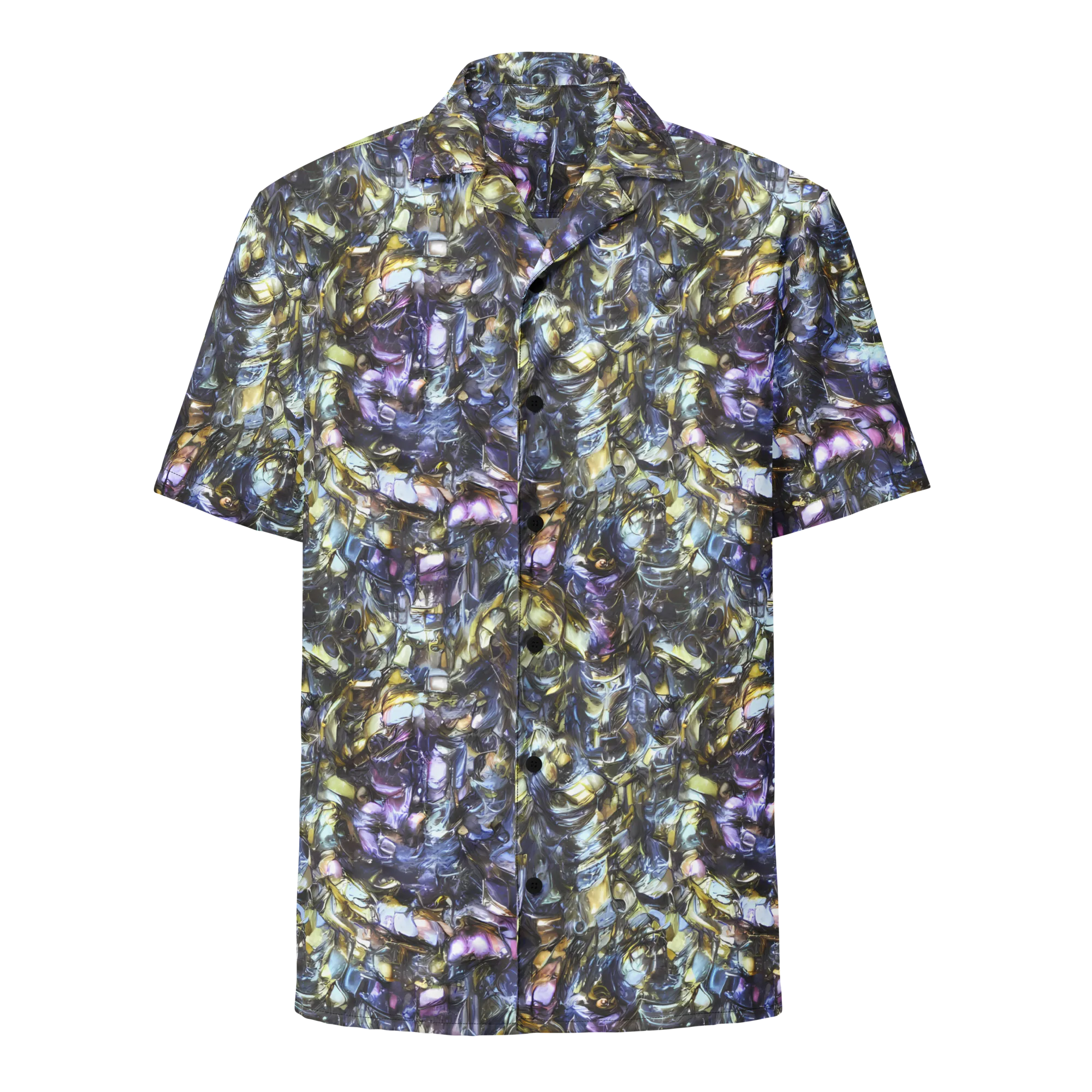 Indigo Alchemy on Button Shirt — Front