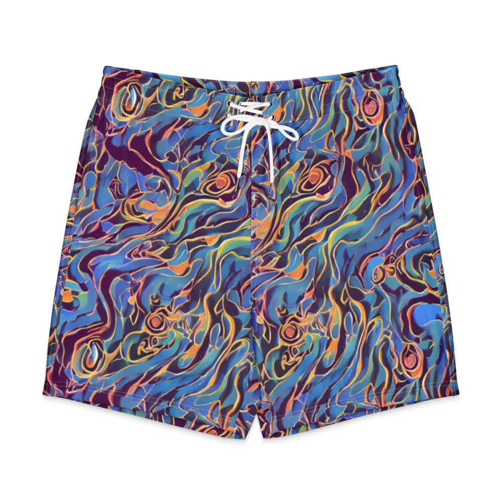 Sapphire Surge on Men's Board Shorts — Front