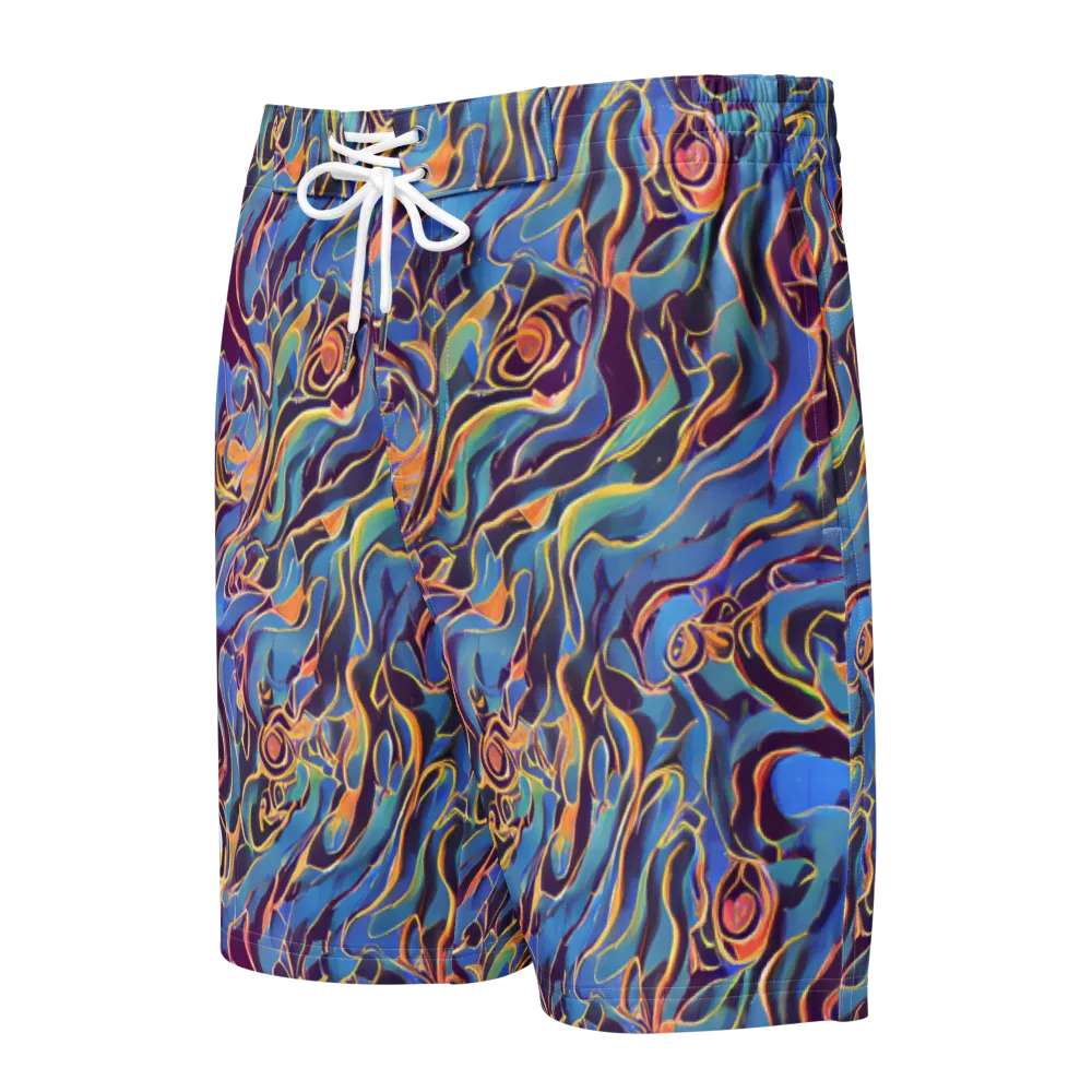 Sapphire Surge on Men's Board Shorts — Front