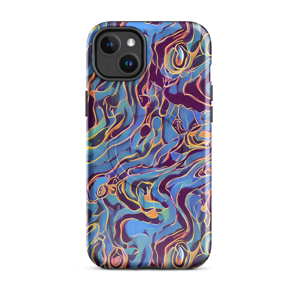 Sapphire Surge on MagSafe Tough Case for iPhone® — Front