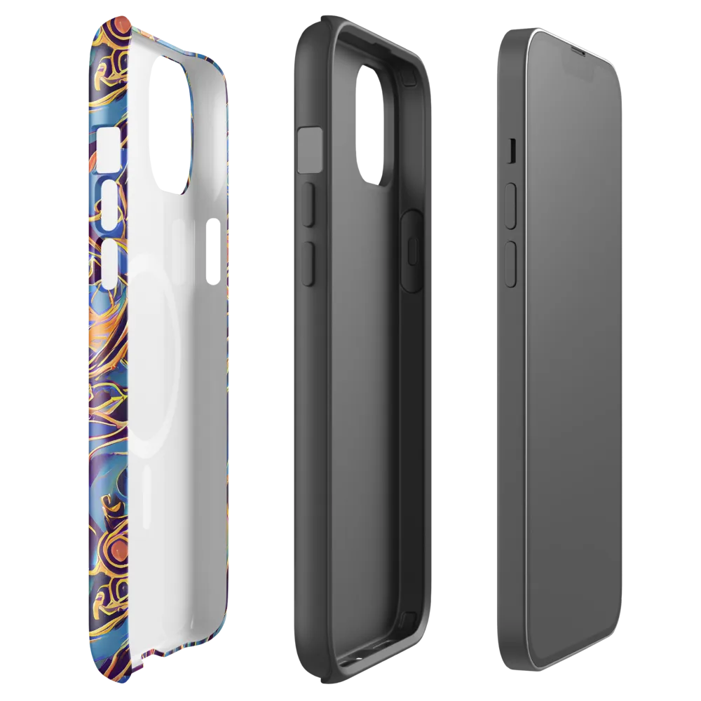 Sapphire Surge on MagSafe Tough Case for iPhone® — Front