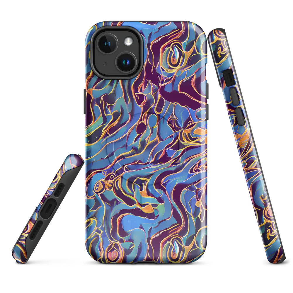 Sapphire Surge on MagSafe Tough Case for iPhone® — Front