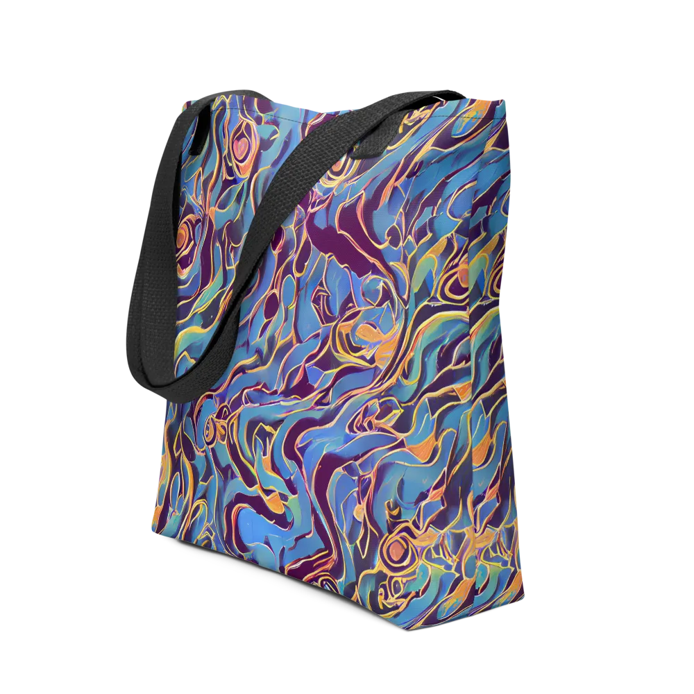 Sapphire Surge on Tote Bag — Front
