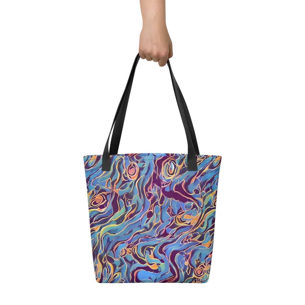 Sapphire Surge on Tote Bag — Front