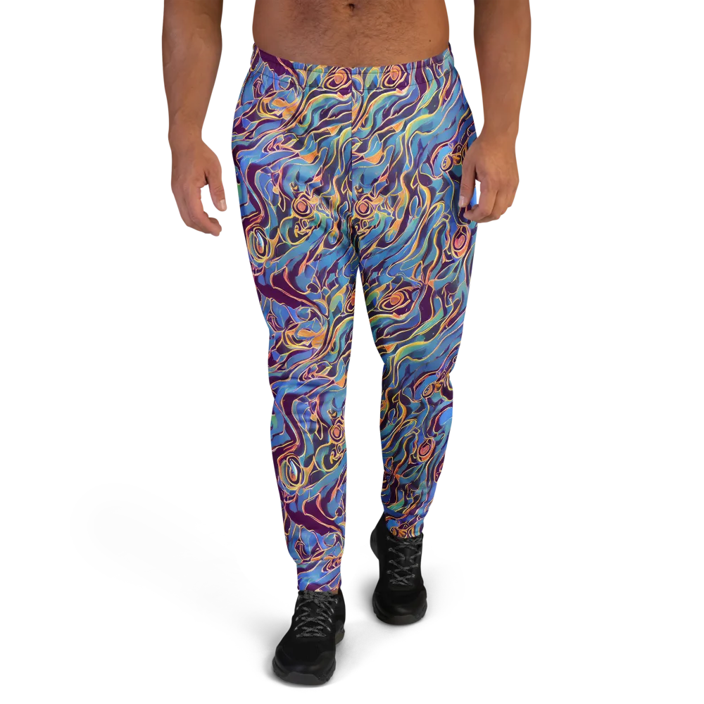 Sapphire Surge on Men's Joggers — Front