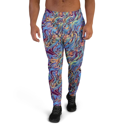 Sapphire Surge on a Men's Joggers