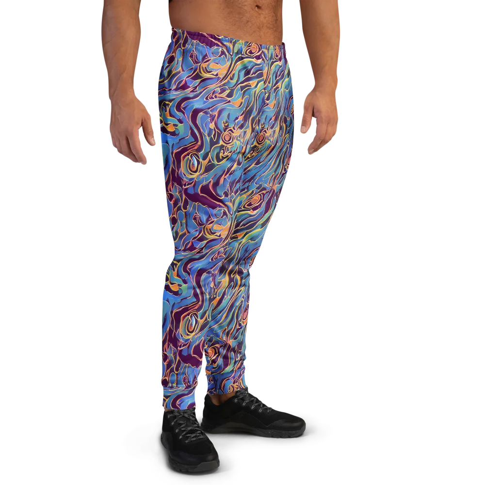 Sapphire Surge on Men's Joggers — Right
