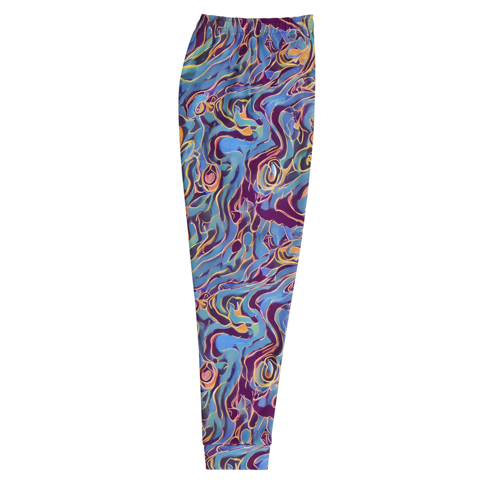 Sapphire Surge on Men's Joggers — Right