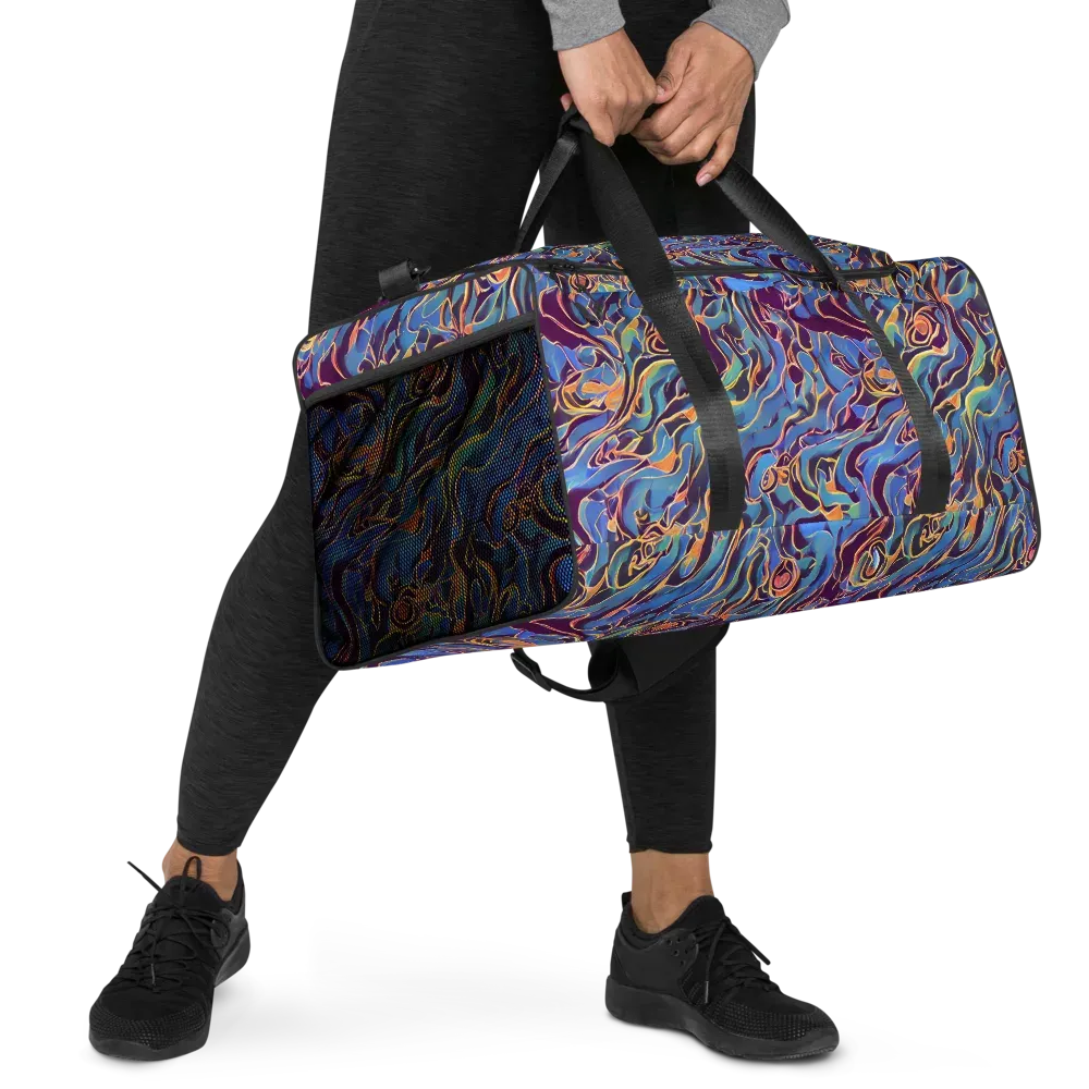 Sapphire Surge on Duffle Bag — Right Front