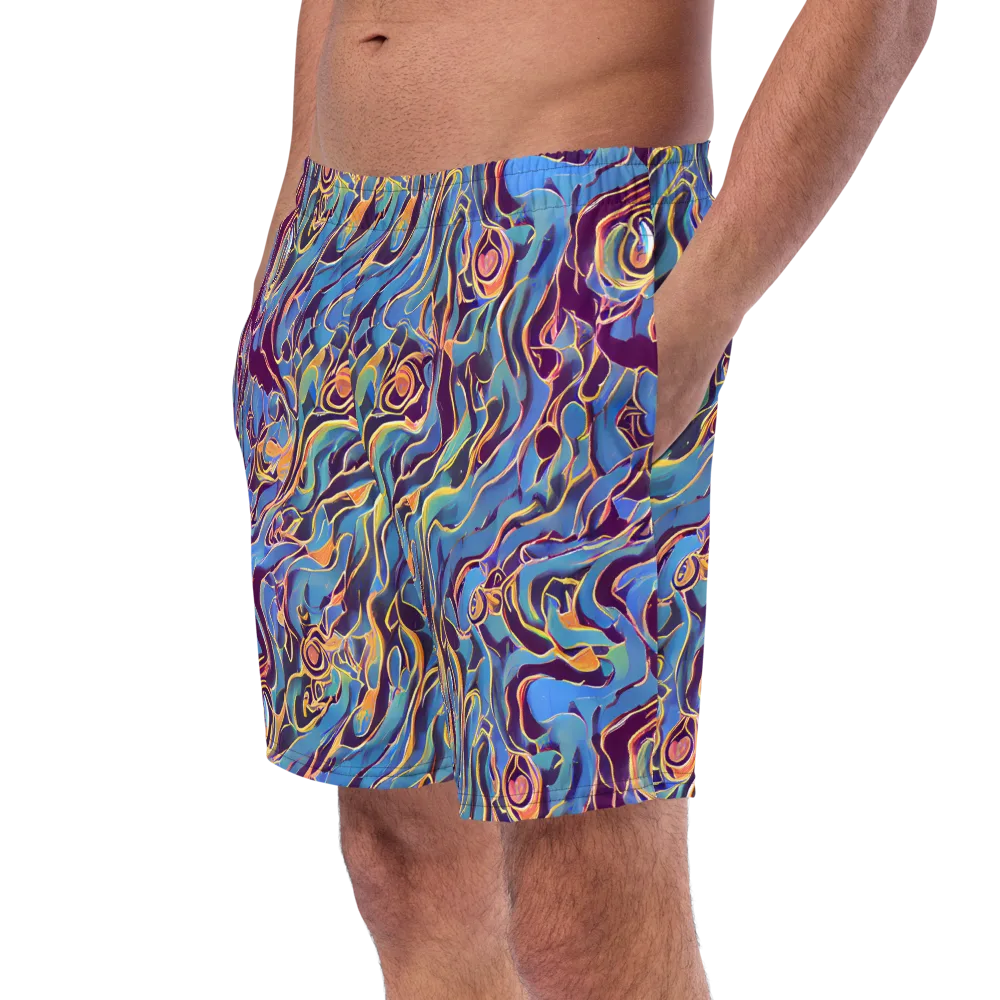 Sapphire Surge on Swim Trunks — Left Front