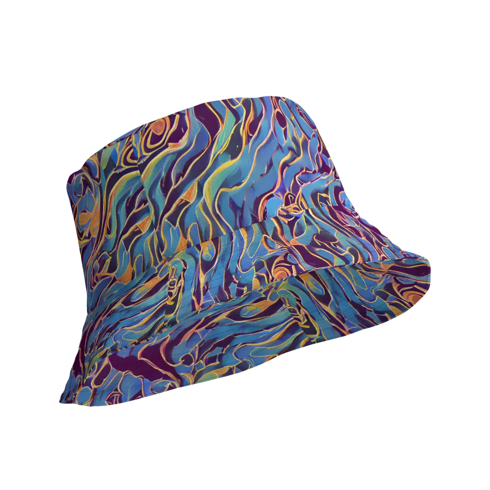 Sapphire Surge on Reversible Bucket Hat — Product details Outside