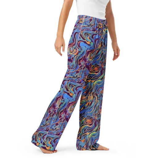 Sapphire Surge on a Women's Pajama Pants