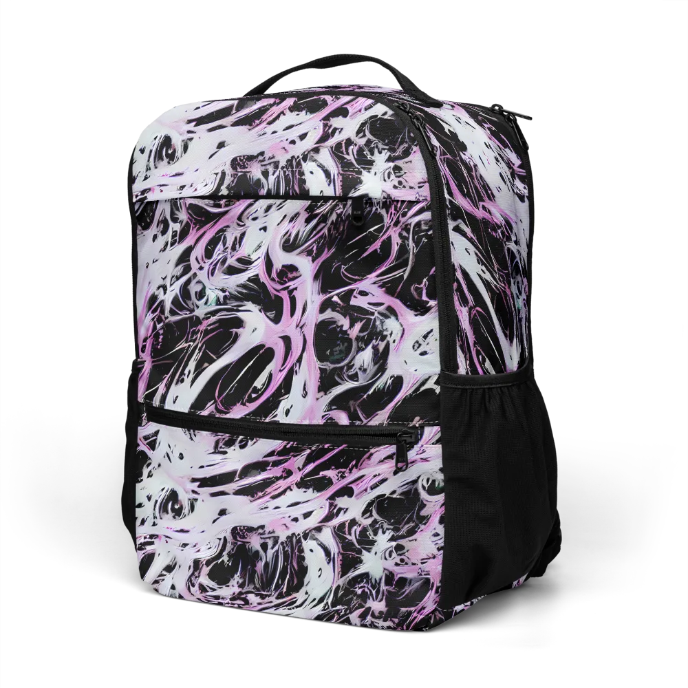 Electric Noir on Utility Backpack — Left Front