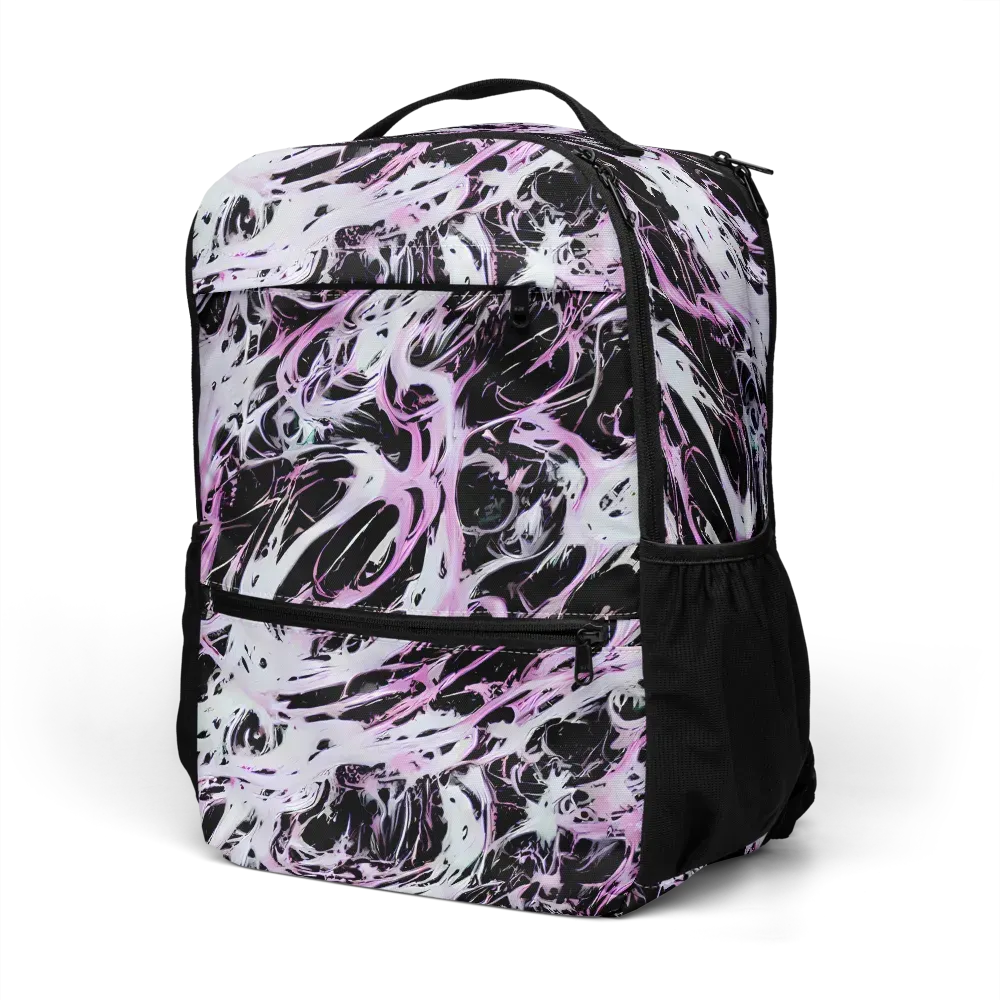 Electric Noir on Utility Backpack — Left Front