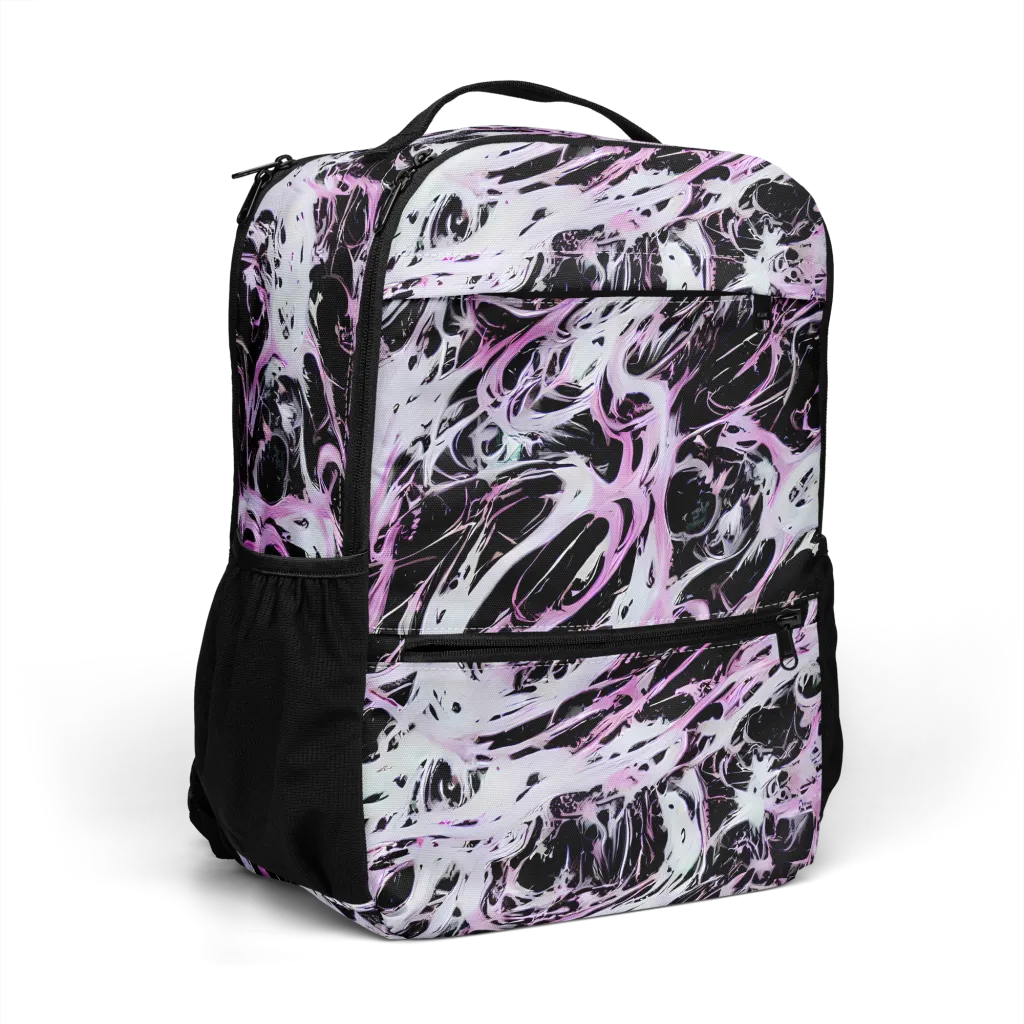 Electric Noir on Utility Backpack — Right Front