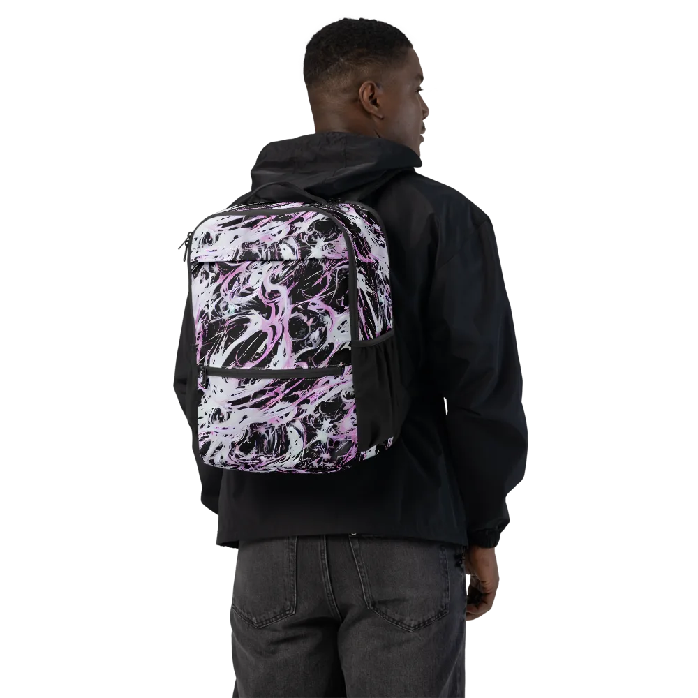 Electric Noir on Utility Backpack — Back