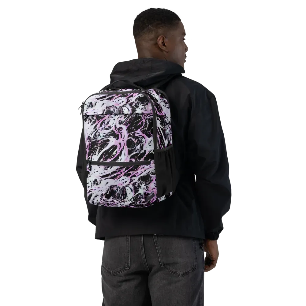 Electric Noir on Utility Backpack — Back