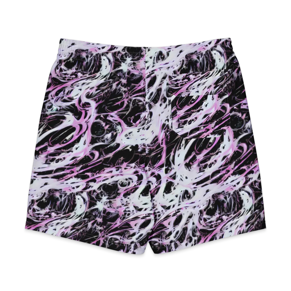 Electric Noir on Men's Board Shorts — Back