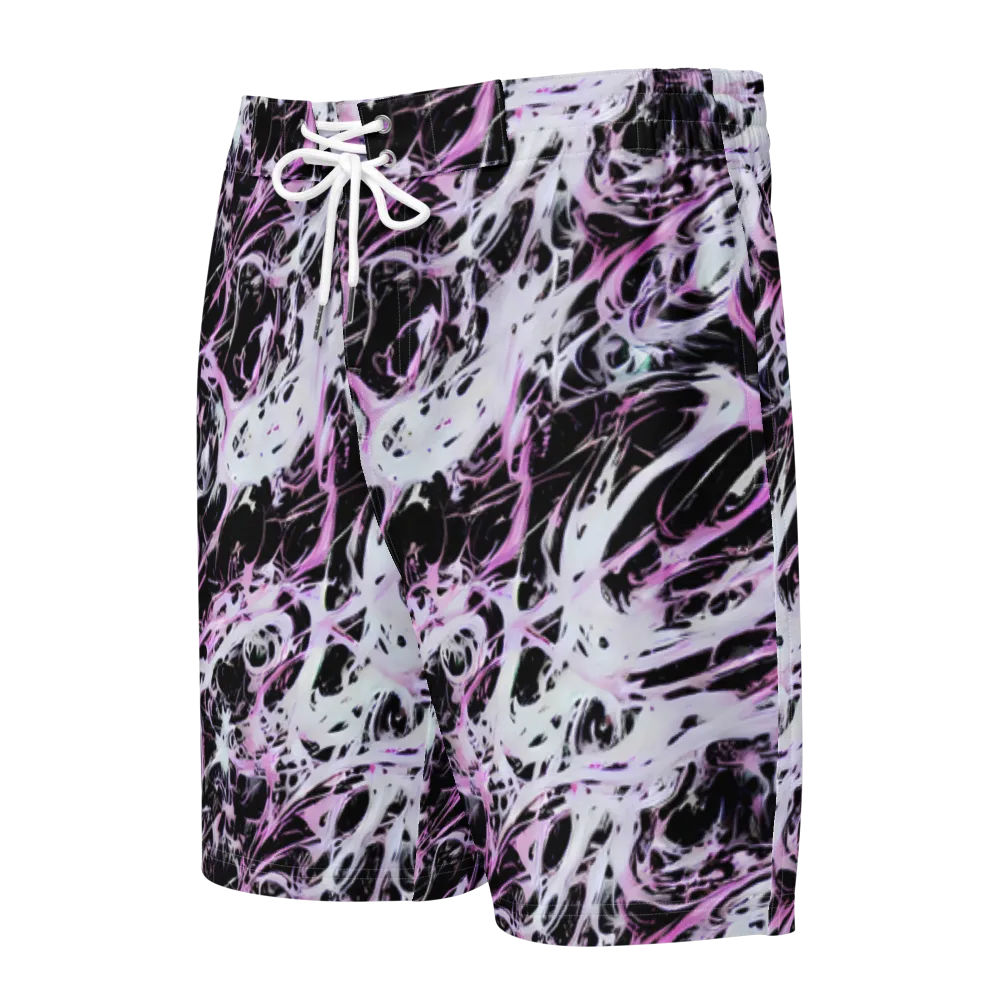 Electric Noir on Men's Board Shorts — Front