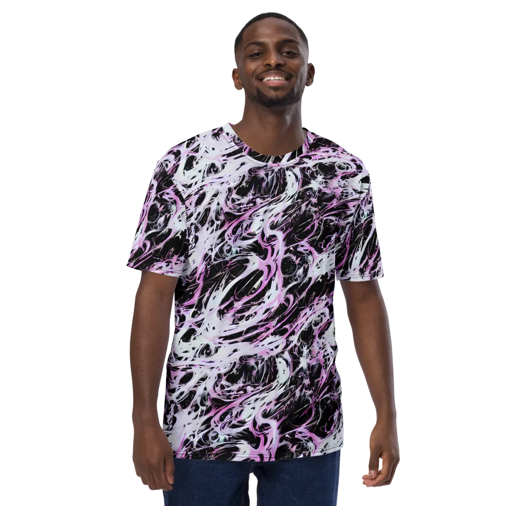 Electric Noir on Men's Crew Neck T-Shirt — Front