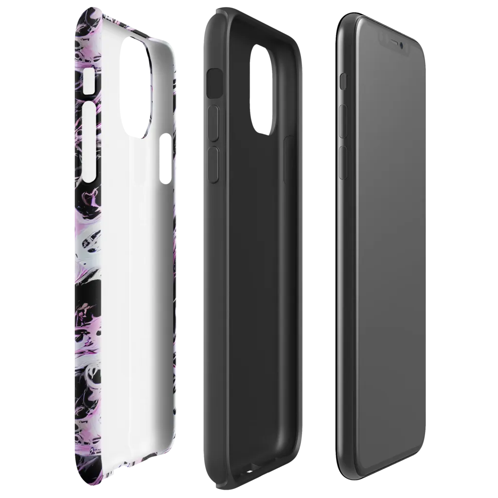 Electric Noir on Tough Case for iPhone® — Right