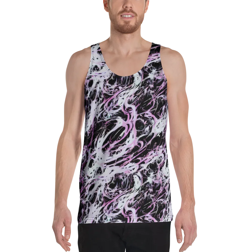 Electric Noir on Men's Tank Top — Front