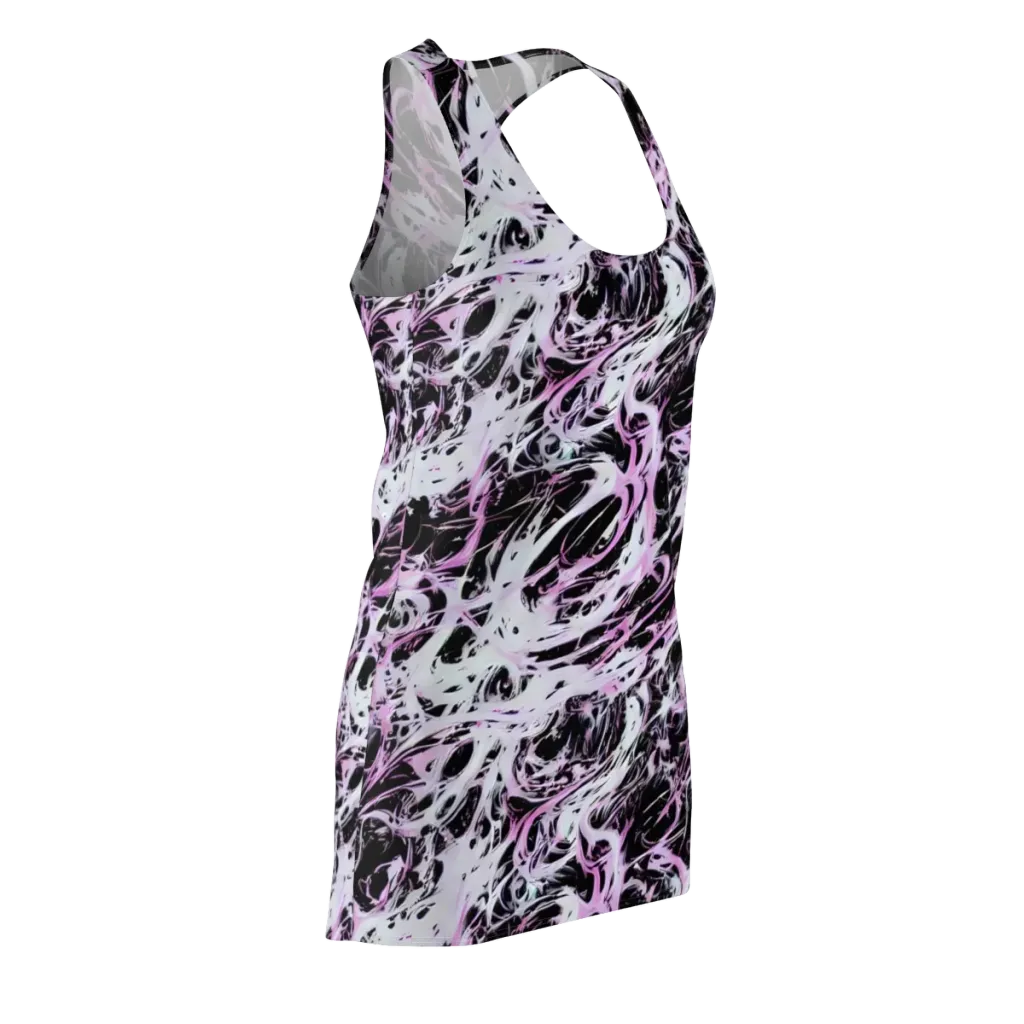 Electric Noir on Racerback Dress — Front Side