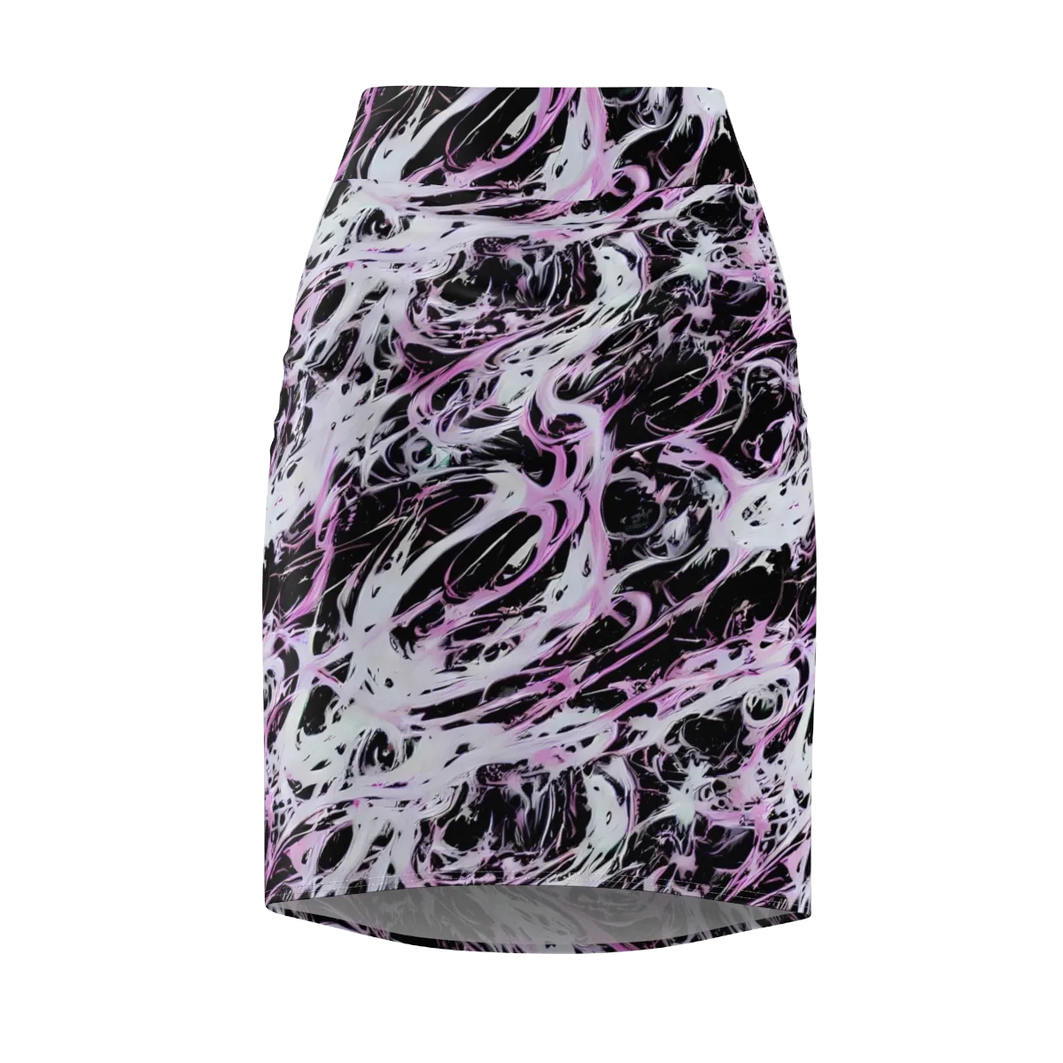 Electric Noir on Pencil Skirt — Front