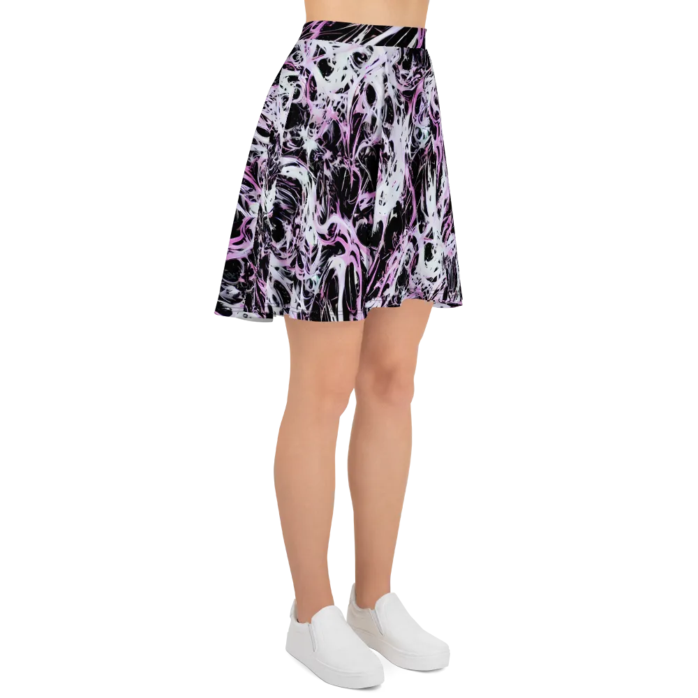 Electric Noir on Skater Skirt — Right