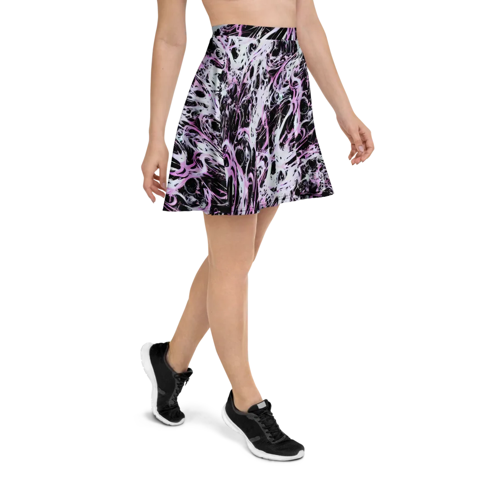 Electric Noir on Skater Skirt — Right