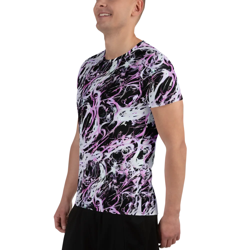 Electric Noir on Men's Athletic T-Shirt — Left