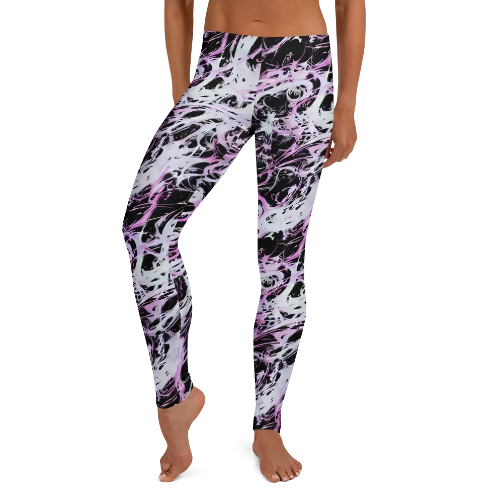 Electric Noir on Leggings — Front