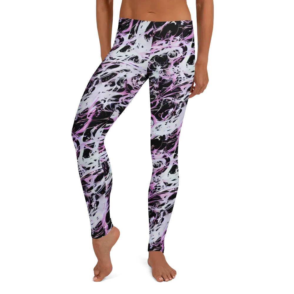 Electric Noir on Leggings — Front