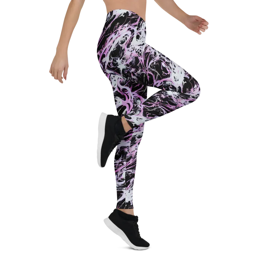 Electric Noir on Leggings — Right