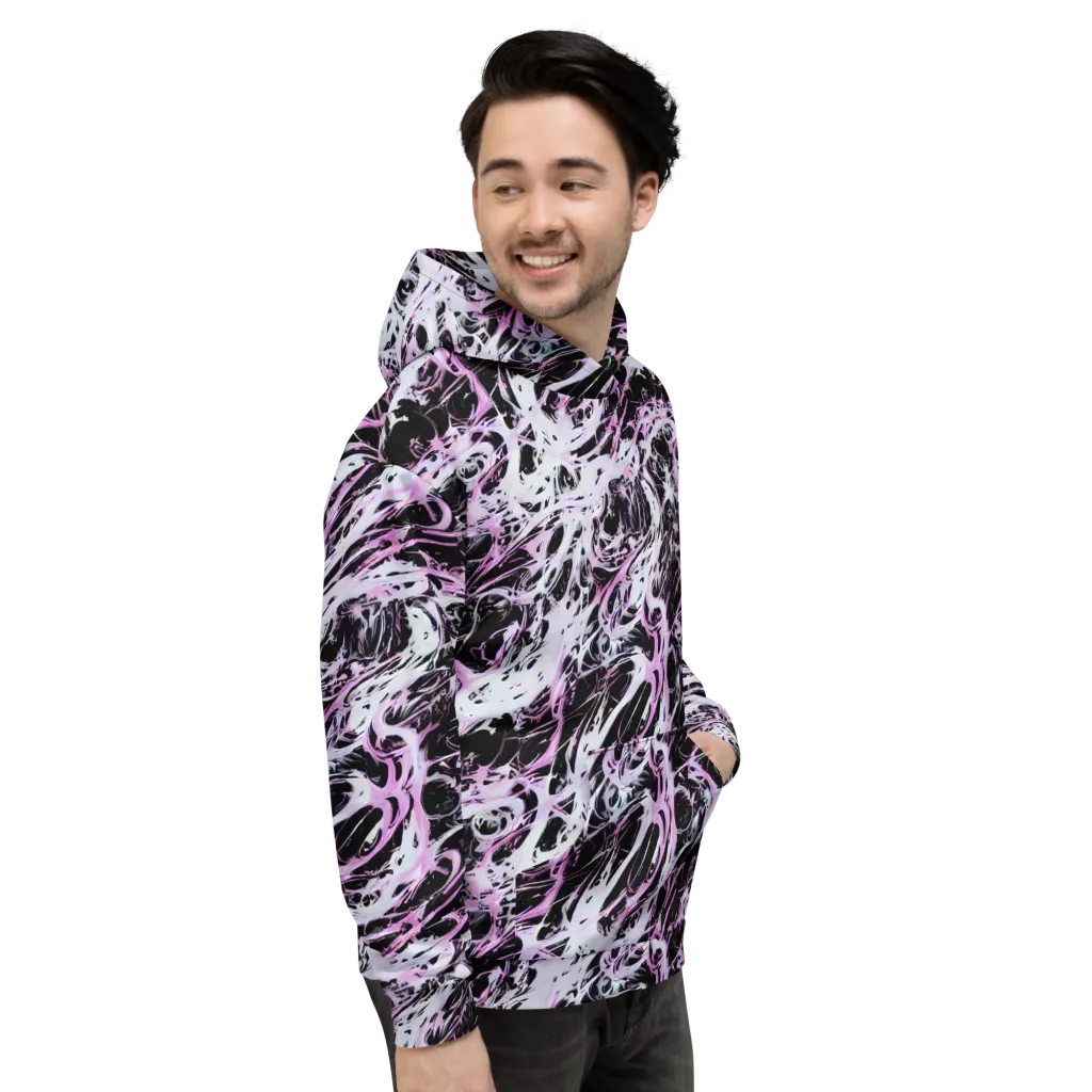 Electric Noir on Hoodie — Right