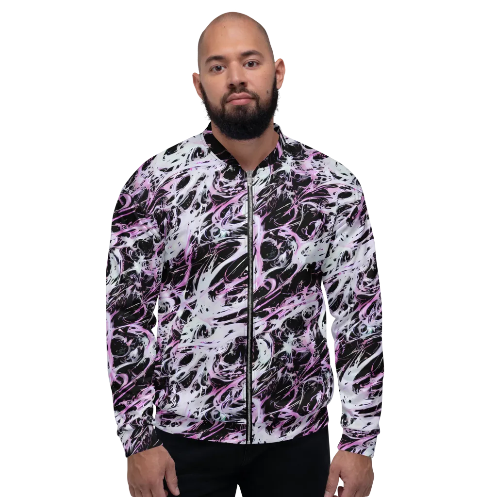 Electric Noir on Bomber Jacket — Front