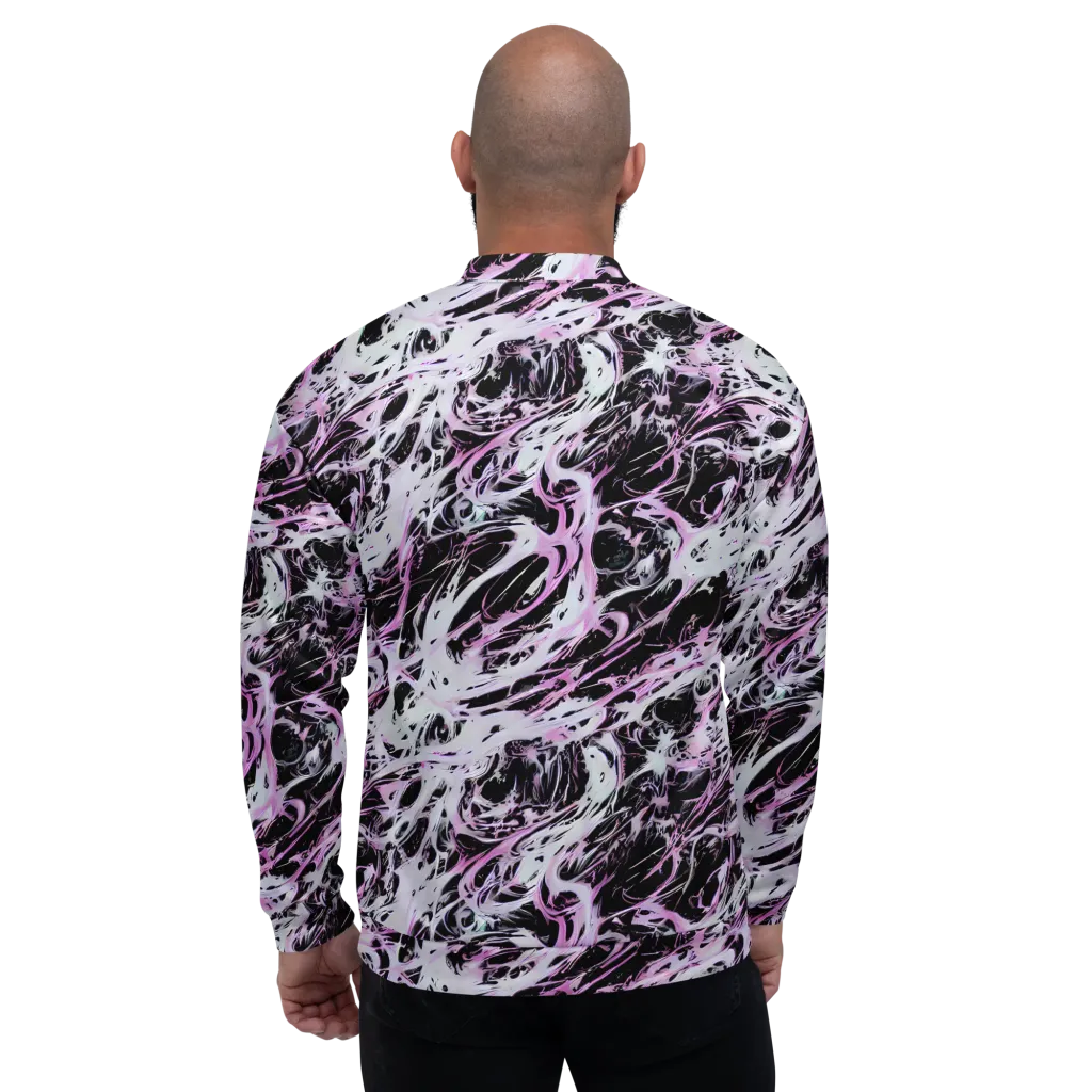 Electric Noir on Bomber Jacket — Back