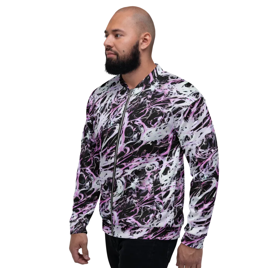 Electric Noir on Bomber Jacket — Left