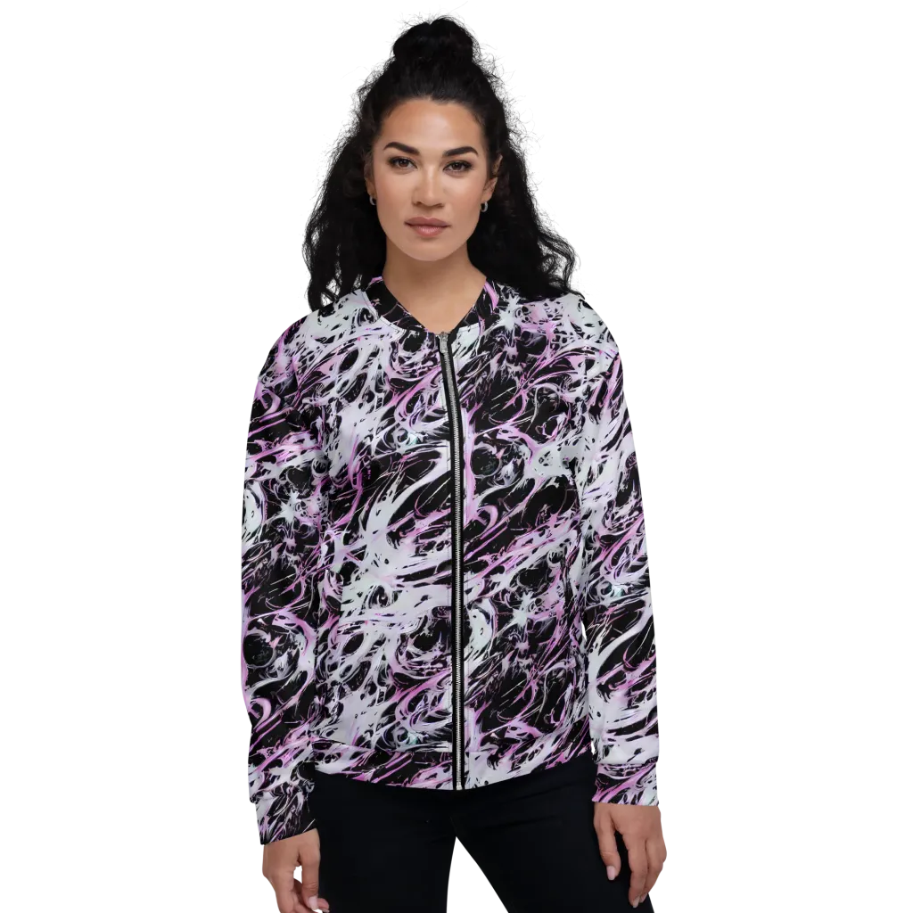 Electric Noir on Bomber Jacket — Front