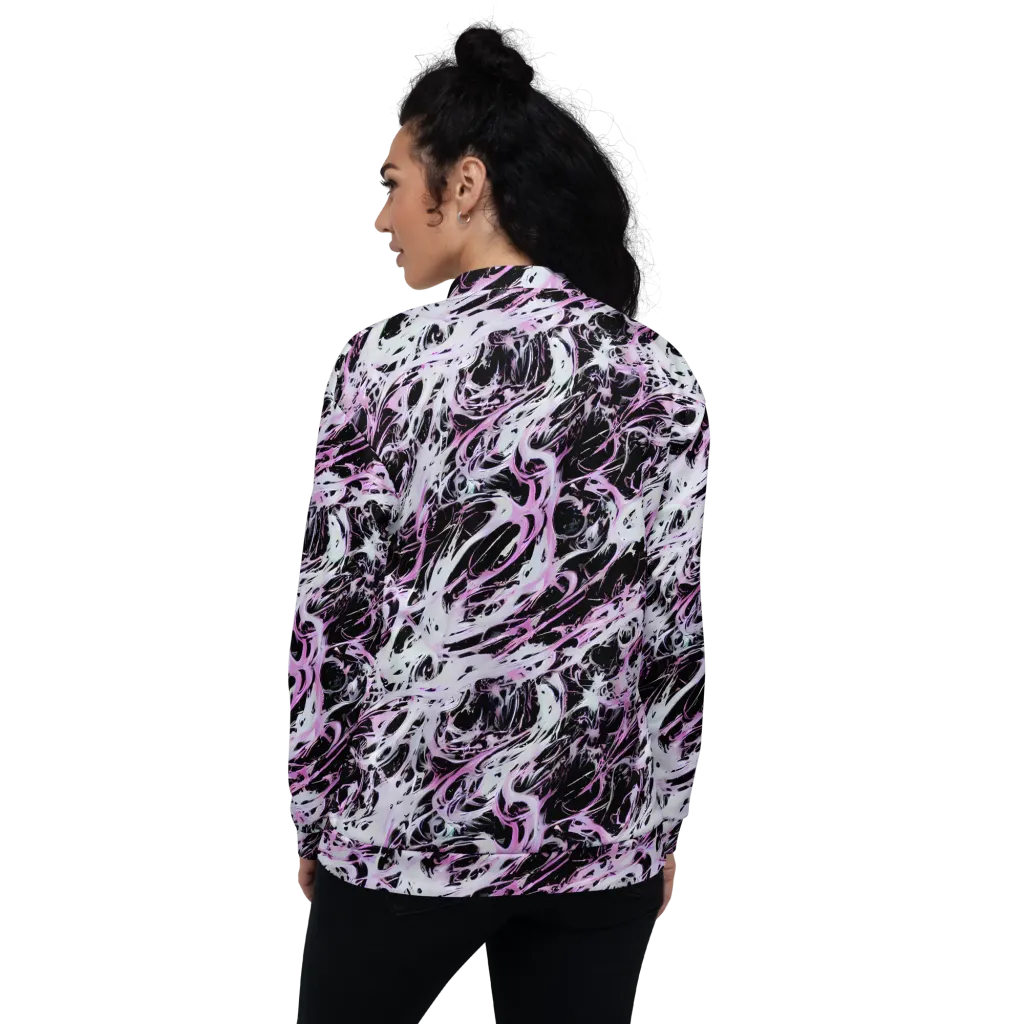 Electric Noir on Bomber Jacket — Back