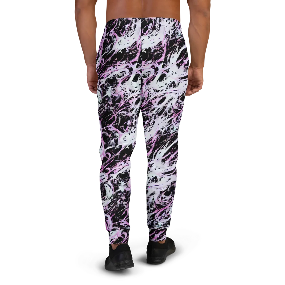 Electric Noir on Men's Joggers — Back