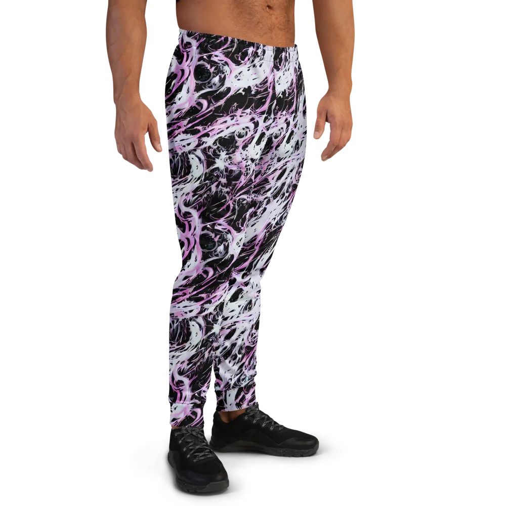 Electric Noir on Men's Joggers — Right