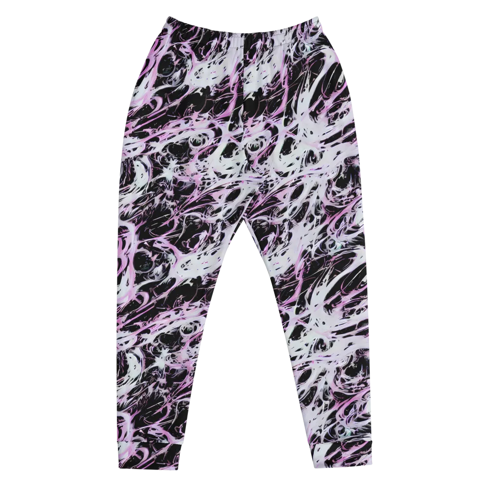 Electric Noir on Men's Joggers — Front