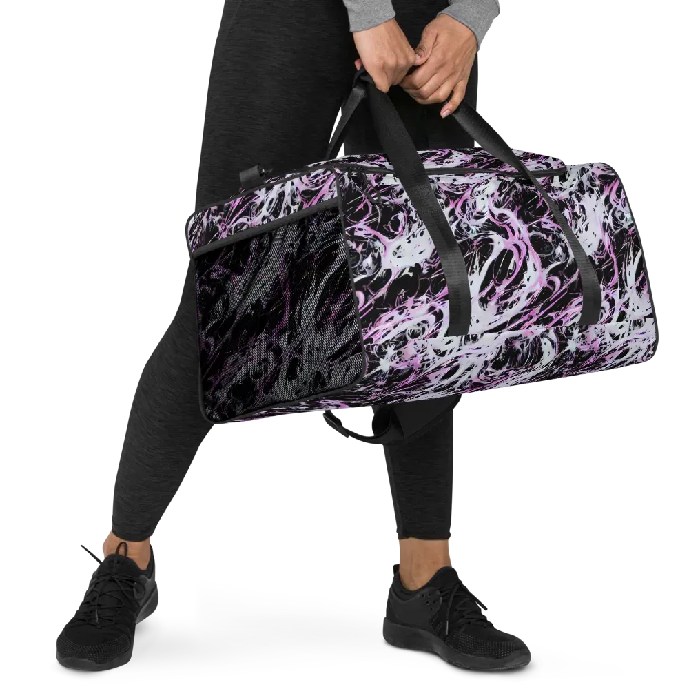 Electric Noir on Duffle Bag — Right Front