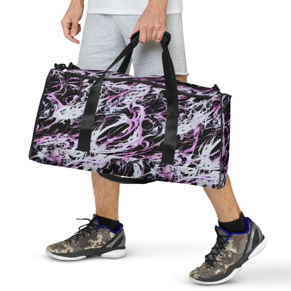 Electric Noir on Duffle Bag — Front